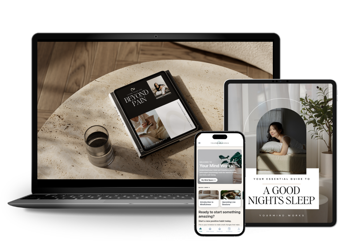 Your Mind Works personal development membership app on mobile