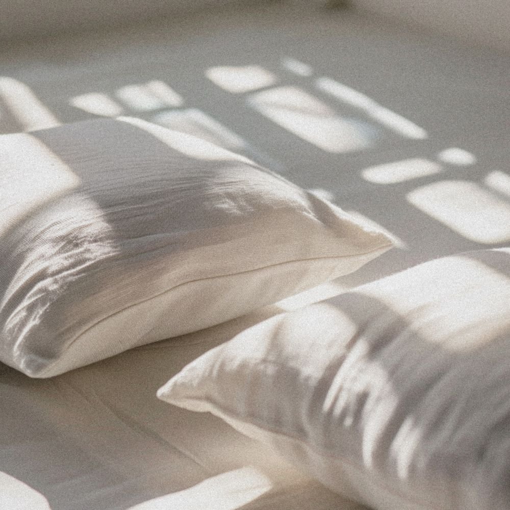 Sunlight streaming onto cushions in a light and airy interior, the calm of a therapy and coaching space
