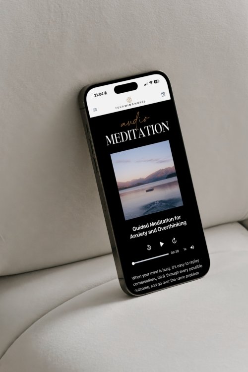 Free guided meditation for anxiety and overthinking on iphone